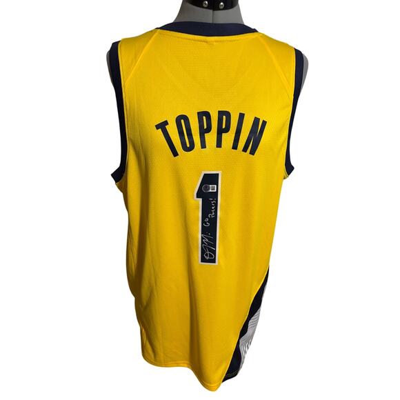 Obi Toppin Signed Indiana Pacers Jersey - Picture 2 of 3